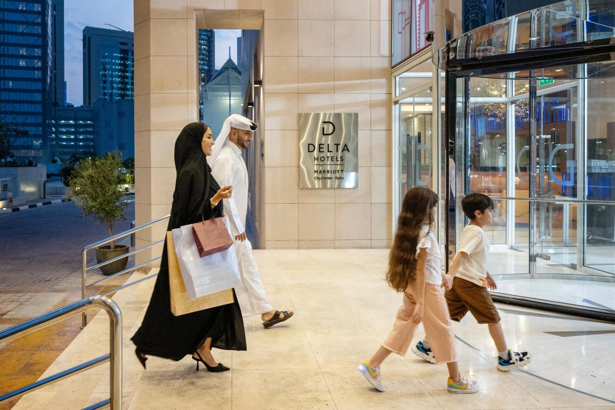 Delta Hotels By Marriott City Center Doha Exterior photo Entrance to the hotel